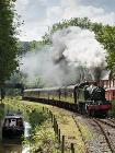 Steam train in the Churnet Valley